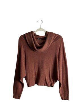 Harlowe & Graham Women's Slouchy Knit Oversized Cowl Neck Top